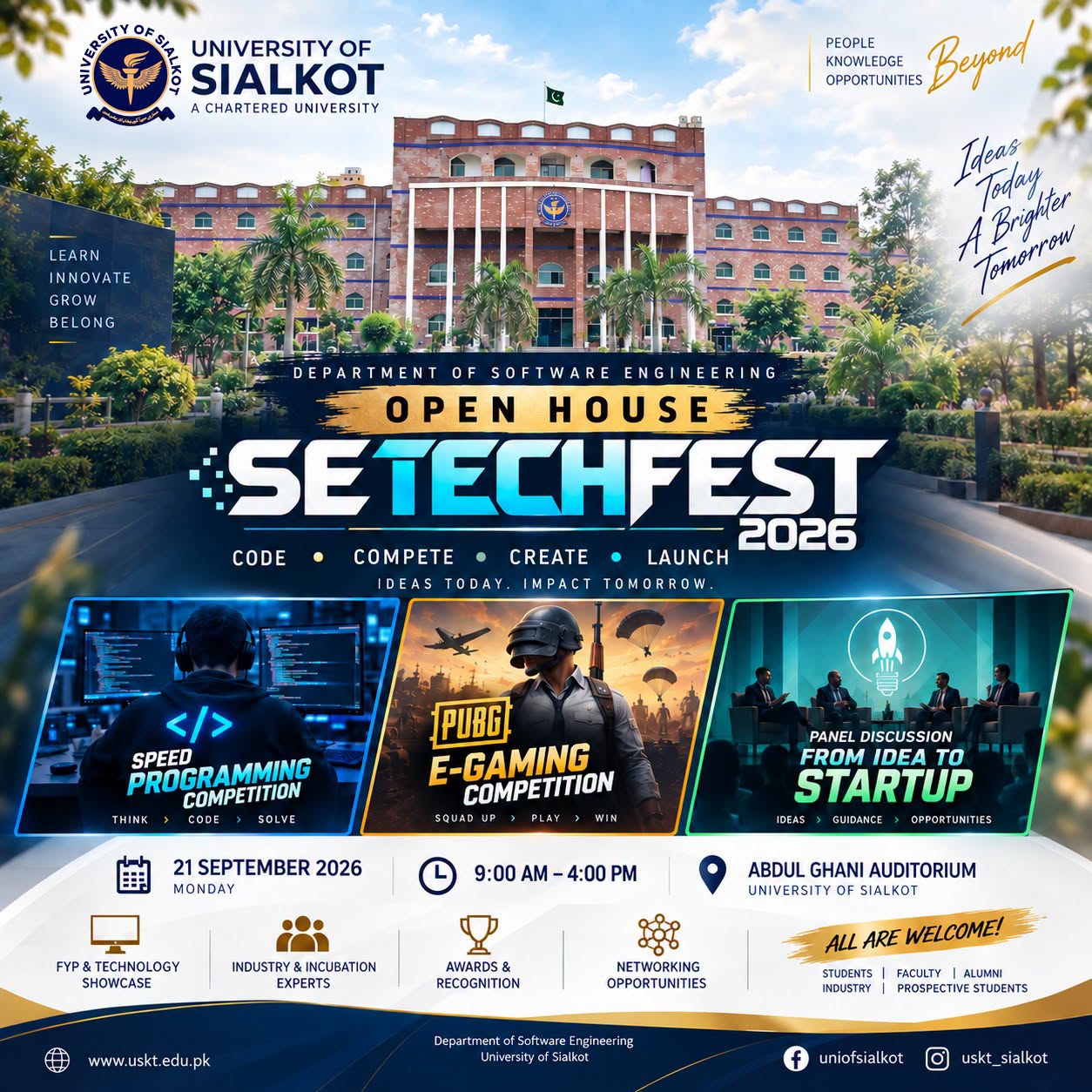 SE TECHFEST 2026 — SOFTWARE ENGINEERING OPEN HOUSE